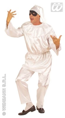 Ladies Pulcinella White Costume Medium UK 10-12 for Clown Fancy Dress - Image 1 of 3
