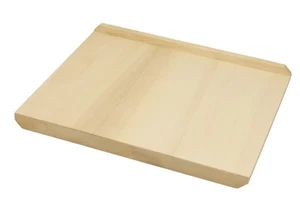 Beidseitiges Backbrett Holz Klein 50x40cm – Küchenbrett für Teig aus Pappelholz - Bild 1 von 5