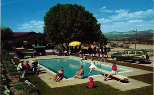 Monte Vista Ranch Wickenburg Arizona Postcard The Ranch Pool - Picture 1 of 2