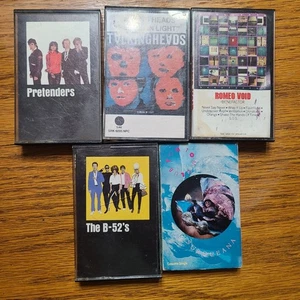 Talking Heads Pretenders Romeo Void The B-52s 1980s Cassette Lot 5 New Wave - Bild 1 von 6