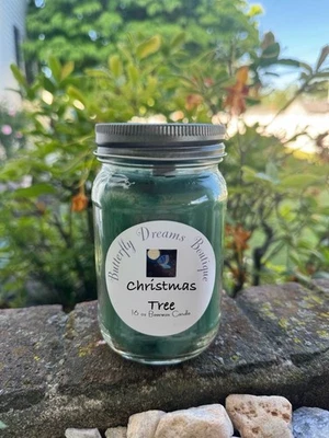 Velas de tarro de albañil perfumadas de cera de abejas totalmente naturales Bring on Nature de 16 oz Foto 1 de 4