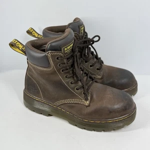 Botas de seguridad Dr. Martens Industrial Winch St punta de acero para mujer US8 marrón AirWair - Imagen 1 de 8