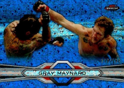 2013 Topps Finest UFC #76 Gray Maynard Blue Refractor Card 179/188 - Image 1 of 2
