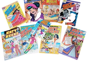8 cómics de Katy Keeene + 1 Millie the Model_1966-1988-muñecas de papel en todo menos Millie - Imagen 1 de 16