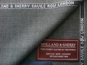Holland & Sherry 100% SUPER 120's LANA ESTAMBRE TELA DE TRAJE * OBJETIVO * 1,78 m. - Imagen 1 de 8