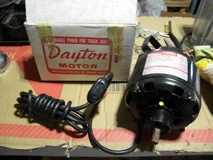 Motore pompa pozzetto Dayton vintage 5K158 1/3 HP15 V nuovo scatola aperta - Foto 1 di 7