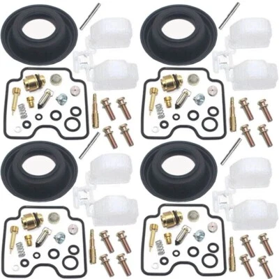 4X For Suzuki GSX750F 1998-2006 Katana 750 Carburetor repair kit Diaphragm Float - Image 1 of 3