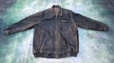 Chaqueta de cuero reversible vintage para hombre Sean John talla XXL. Foto 1 de 4