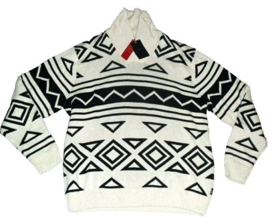 Chaps Southwestern Aztec Style Mens Collared Sweater sz. XL New Tags $79 - Image 1 of 4