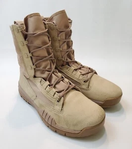 Nike SFB 8" British Khaki Canvas Special Field Tactics Boots 631371-22 Mens 5.5 - Picture 1 of 13