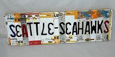 Seattle Seahawks Homemade Mexico License Plate Letters/Numbers Sign