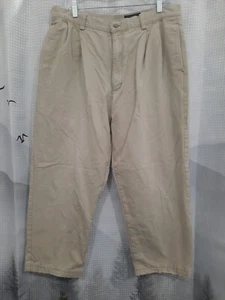 Jeans Eddie Bauer Uomo 35x30 Marrone Denim Pantaloni Isolati Relaxed Fit Stivale Taglio - Foto 1 di 6