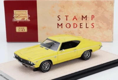 Штамп GLM 1/43 1969 Chevrolet Chevelle SS 396 желтый #80 из 149 резиновая модель - Изображение 1 из 4