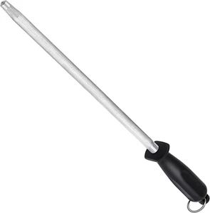 Steel Knife Sharpening Rod 12 Inches,Easy to Use-Daily Maintenance - Picture 1 of 12