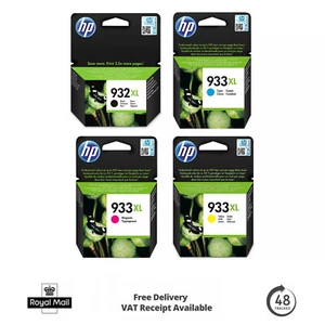 Original HP 932XL 933XL Ink Cartridges for HP OfficeJet 6100 6700 Lot - Picture 1 of 8
