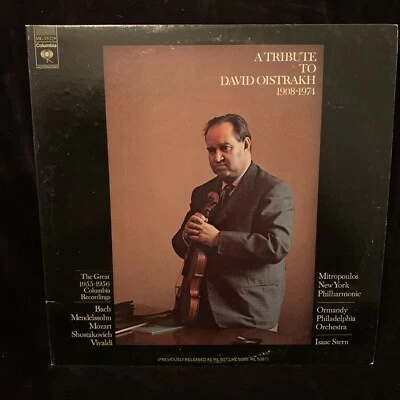 DAVID OISTRAKH violin - TRIBUTE - The Great 1955-56 Recs - COLUMBIA 1974 2LP - Image 1 of 4