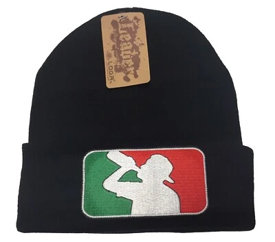 GORRO EL BORRACHO DE MÉXICO NEGRO LOGO DE MÉXICO FEDERAL EL CHAPO GUZMÁN Foto 1 de 2