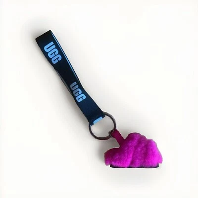 Pink Ugg Fluff Yeah Mini Slide Esponjoso Llavero 2.5” Nuevo Sin Caja Foto 1 de 4