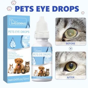 Pet Eye Drops Drops For Pet Eye Cleaning Drop Solution 12ml/0.4OZ` J5V0 V5F H2M6 - Bild 1 von 18