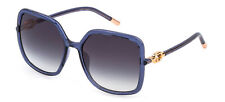 Furla SFU536 SHINY BLUE/SMOKE SHADED 58/17/135 unisex Sunglasses