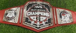 Georgia Bulldog National Customized Wrestling Championship Title Belt - Picture 1 of 1