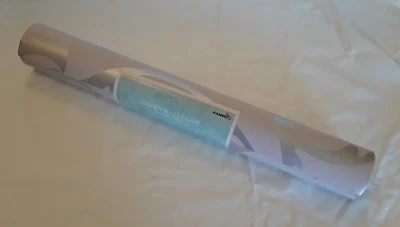 Hanmero Green Wallpaper Roll Pattern QZ01138 silver & grey - Image 1 of 3