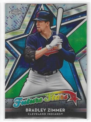 BRADLEY ZIMMER 2018 TOPPS CHROME FUTURE STARS REFRACTOR GUARDIANS $1.99 ROOM - Image 1 of 2