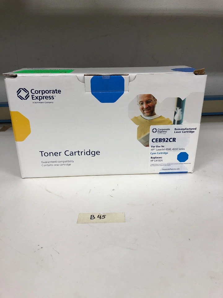 Nuevo cartucho de tóner Corporate Express CEB92CR. Para uso en HP Laserjet 4500/4550 Foto 1 de 3