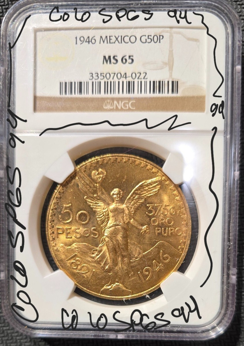50 Pesos Gold MS 65 Graded Mexican Coins (1905-Now) for sale | eBay
