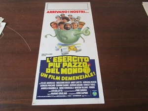 LOCANDINA ORIGINALE L'ESERCITO PIU' PAZZO DEL MONDO MASSIMO BOLDI - Imagen 1 de 2