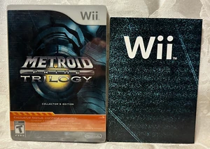 METROID PRIME TRILOGY COLLECTOR'S EDITION Wii GAME DOUBLE SIDED POSTER BRAND NEW - Picture 1 of 10