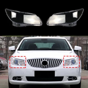 2PCS Headlight Lens Cover Lampshade Shell For Buick Lacrosse 2009 2010 2011 2012 - Picture 1 of 7