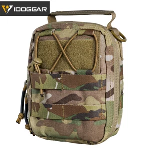 IDOGEAR Tactical Medical Pouch MOLLE First Aid Kit EMT Nylon Utility IFAK Camo - Picture 1 of 17