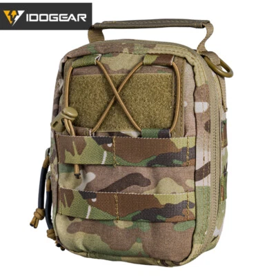 IDOGEAR Tactical Medical Pouch MOLLE First Aid Kit EMT Nylon Utility IFAK Camo - Image 1 of 4