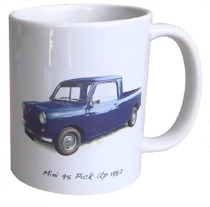 Mini 95 Pick Up 1982 - 11oz Ceramic Mug - Gift for the Mini Commercial Fan - Picture 1 of 3