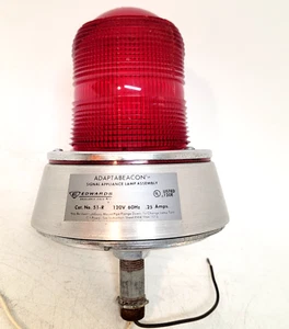 Edwards Signaling Adaptabeacon Device Red 120VAC 51R-N5-40W Light Alarm Sound - Picture 1 of 10