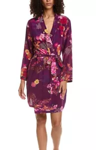 🌺NWT Johnny Was Evelyn Floral Silk Cozy Lounge Wear Robe X-Large - Picture 1 of 4