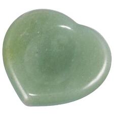 Natural Hand Carved Thumb Worry Stone Polished Palm Pocket Stones Green