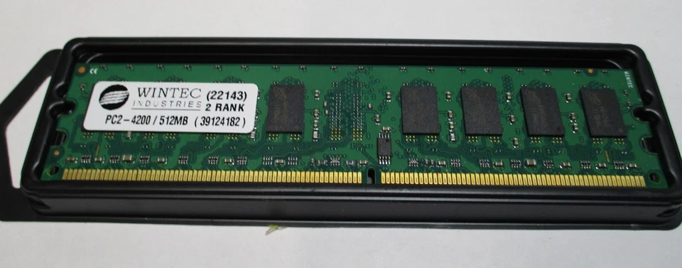 WINTEC 512MB 184-Pin SDRAM Rank-2 PC2-4200 DDR2-533MHz Non-ECC CL4 Memory Module - Image 1 of 1