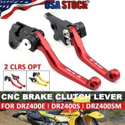 Kits de palancas de embrague de freno pivote CNC DRZ para SUZUKI DRZ400S DRZ400E DRZ400SM Foto 1 de 4