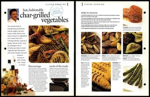 Char-Grilled Veg #1 & 2 Clever Cooking Ready Steady Cook Recipes On 2 Pages - Picture 1 of 2