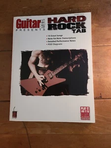 Guitar One Presents Hard Rock Tab New Music Book (1374) - Foto 1 di 7