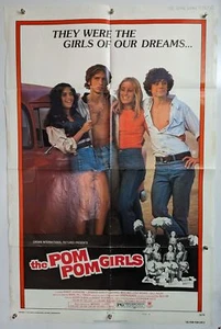 Comedy-Romance "The Pom Pom Girls" 1976 Original 27x41 Vintage Movie Poster - Picture 1 of 1