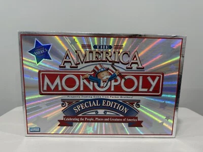 VTG NIP Monopoly  The America USA Special Edition 2002 Parker Brothers - Image 1 of 4