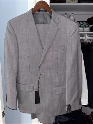 NUEVO CON ETIQUETAS HECHO EN ITALIA Traje Tilglio 100% Lana Pata de Gallo Para Hombre Talla 38S Media Lona Foto 1 de 4