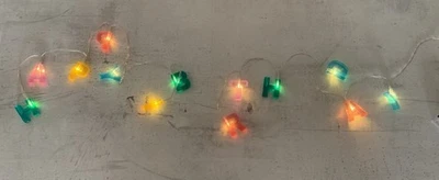 13 LED Lichterkette Happy Birthday Batteriebetrieb ca. 150cm gebraucht Indoor H - Bild 1 von 2