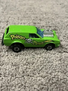 Vintage 1975 Hot Wheels Redline Poison Pinto hellgrün Druckguss Spielzeugauto - Bild 1 von 9