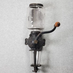 Vintage Arcade Crystal No 3 Wandmontage Gusseisen Kaffeemühle Mühle - Bild 1 von 24