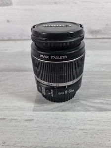 CANON ZOOM EFS 18-55mm CAMERA LENS 0.25M/0.8FT IMAGE STABILIZER STABILISER - Picture 1 of 8