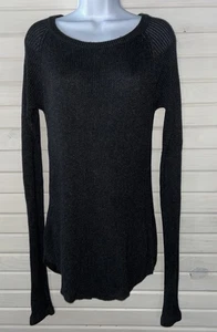 Lululemon Gr ?? (Maße) Schwarz L/S Cabin Yogi Pullover Sweater Boolux™ Stoff EUC - Bild 1 von 9